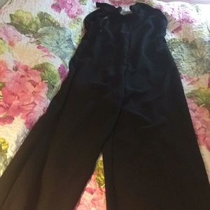 Elegant jet black jumpsuit